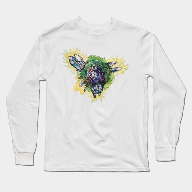 Crystal Planet Long Sleeve T-Shirt by Bendo